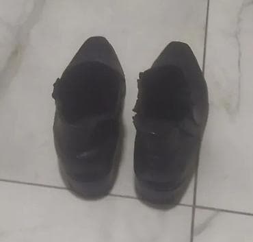 зимние лоферы: Мужские туфли, 42.5, 43, Б/у, цвет - Черный — 4