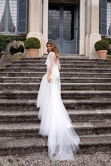 свадебные б у: Вечернее платье, Русалка, S, M — 2