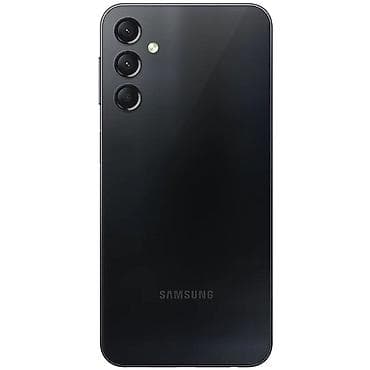 Apple iPhone: Samsung Galaxy A24 4G, Б/у, 128 ГБ, цвет - Черный, 2 SIM — 1