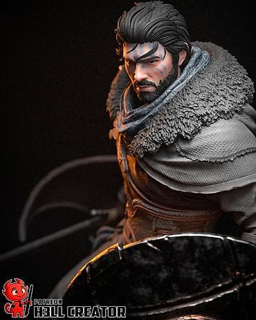 теньи: ⚔️ ФИГУРКА ПОД ПОКРАСКУ (Crimson Desert) Клифф 20 см 📐 Технические — 10