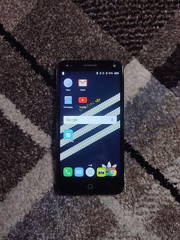 алкател: Alcatel Pop 4 (Серый) Телефон компактный, удобно лежит в руке — 4