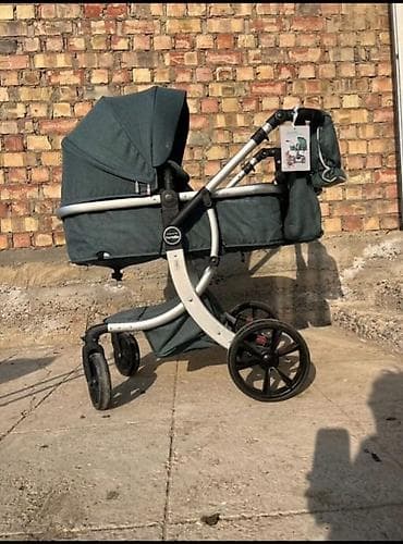 Коляска, Другой бренд, цвет - Черный, Б/у