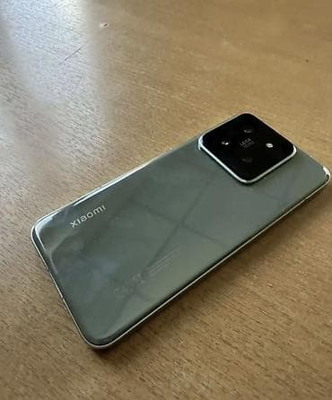динамический микрофон: Xiaomi, 14, Б/у, 512 ГБ, цвет - Серый — 1
