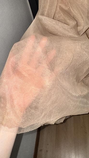 tech flis: Вечернее платье, А-силуэт, Длинная модель, Атлас, Без рукавов, Стразы, S, XS — 3