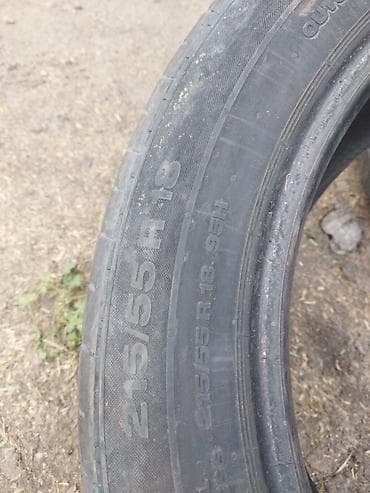 rf 2: Шины 215 / 55 / R 18, Лето, Б/у, Пара, Легковые, Германия, Continental — 1