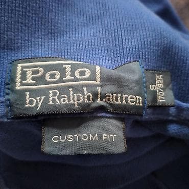 футболка с америки: Мужская футболка, S, Polo Ralph Lauren, Б/у, цвет - Синий, Самовывоз, Платная доставка — 1