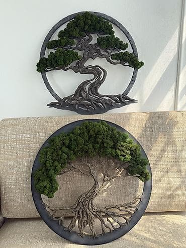 необычное: Панно ручной работы – это уникальный фито-декор из мха, который — 8