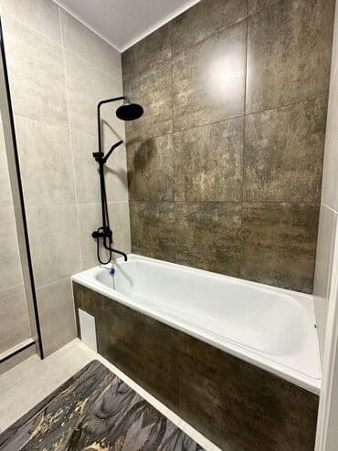 квартира на ночь бишкек количество мест 4: 2 бөлмө, Душ кабинасы, Жаздык, жууркан-төшөк каптары, Кондиционер — 7