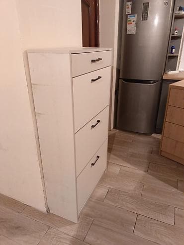 выдвижной ящик: Тумба и подставка для обуви, Б/у, Другой материал — 3