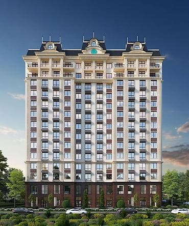 купить квартиру от застройщика: 2 комнаты, 77 м², Элитка, 7 этаж, Готовая ПСО (под самоотделку) — 1
