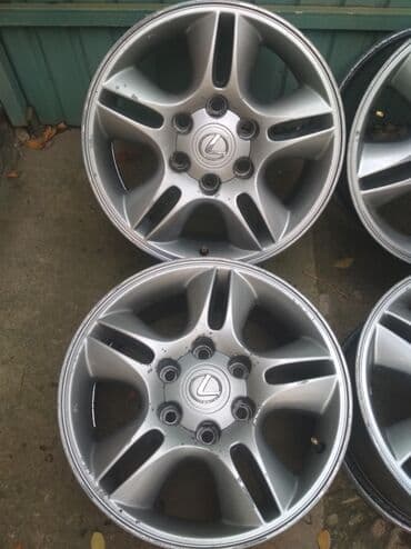 зимние шины на gx: Литые Диски R 17 Lexus, Комплект, отверстий - 6, Б/у — 3