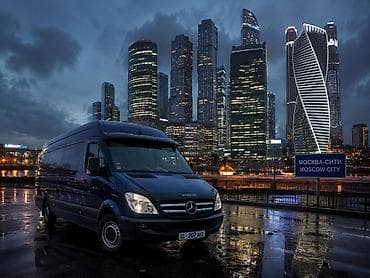 принт на одежду: Mercedes-Benz Sprinter 2,7(длинная база, высокий потолок), тёмно синий — 1
