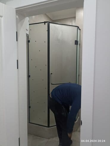 установка стеклянной перегородки в душе цена: На заказ Цельностеклянная перегородка, Для офиса, Бесплатный замер, Бесплатная доставка, Бесплатная установка — 21