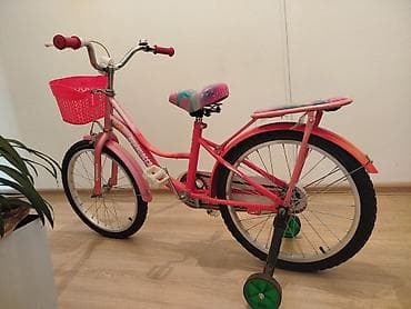 105: Детский велосипед, 2-колесный, 4 - 6 лет, Для девочки, Б/у — 3