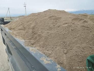 Песок, Речной, Насыпью