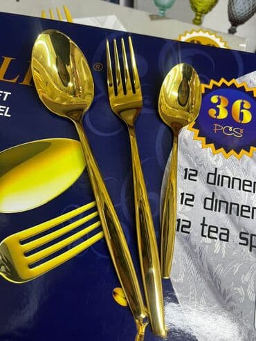 купить набор кухонных ножей: Набор столовых приборов 3490с😍😍👍👍👍👍👍🔥🔥🔥🔥🔥🔥🍴🍽️🥄 Отличный набор как для — 1