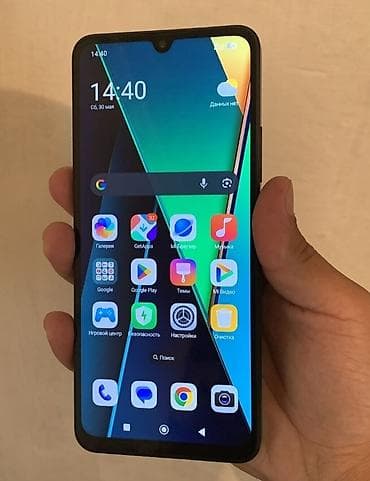 telefon lalafo: Poco C75, Б/у, 256 ГБ, цвет - Черный, 2 SIM — 1