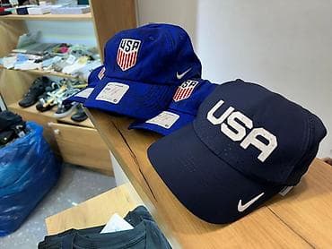 Головные уборы: Головные уборы, Nike, Новый, цвет - Голубой, Платная доставка, Самовывоз — 3