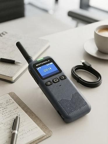 Рация Motorola с экраном - Компактная портативная рация с ярким — 1