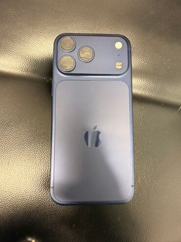 iphone ноутбук: IPhone 17 Pro Max, Б/у, Синий, 100 % — 1