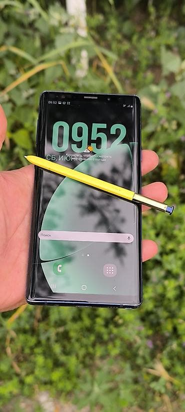 redmi 11 т: Samsung Galaxy Note 9, Колдонулган, 128 ГБ, түсү - Көк, 2 SIM — 1