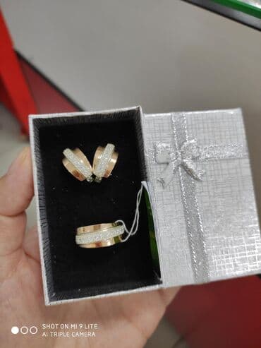 свадебные наборы ручной: Набор украшений, Проба 925, Женские, Новый — 1