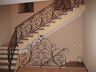 профнастила: Металлическая лестница Для дома, Форма лестницы: Г-образная — 5