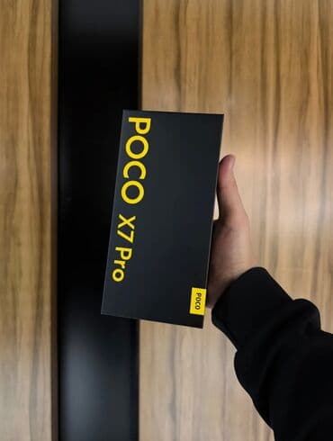 старлайн бишкек: Poco X7 Pro, Жаңы, 256 ГБ, түсү - Сары, 1 SIM, 2 SIM, eSIM — 1