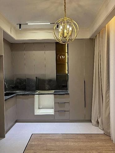 раззакова 15: 2 бөлмө, 42 м², Элитка, 14 кабат, Дизайнердик ремонт — 6