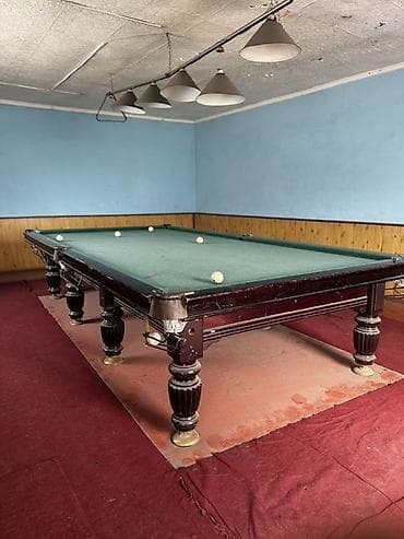 Боз үй: Бильярдный стол для русского бильярда (пул-лампа в комплекте) — 2