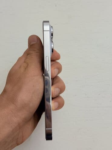 iphone 14 pro цена бишкек: IPhone 14 Pro, Колдонулган, 512 ГБ, White Titanium, 83 % — 4
