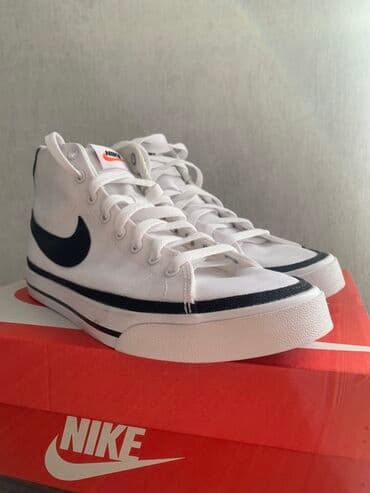 женская модельная обувь больших размеров: Кроссовки, 39, Nike, Новый, цвет - Белый, Платная доставка, Самовывоз — 4