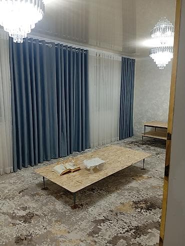 покрывало 2 спалька: Комплект штор, Блэкаут, С тюлем в комплекте, Изготовление на заказ, Для зала — 1