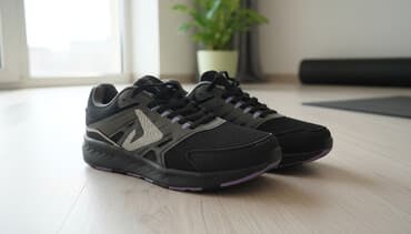 Кроссовки, 40, Demix, Новый, цвет - Черный, Самовывоз