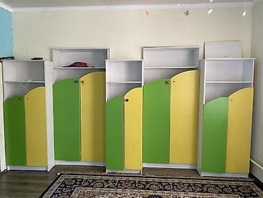 Үй жана бакча: Балдар гарнитурасы, Колдонулган, Кыздар үчүн, Балдар үчүн, МДФ, түсү - Сары, Өзү алып кетүү — 5