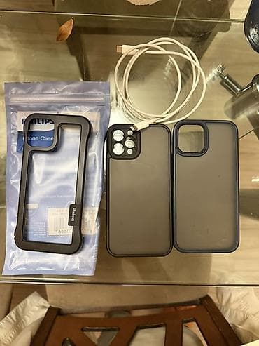 iphone 11mini: IPhone 12 Pro, Б/у, 256 ГБ, Графит, Кабель, 75 % — 4