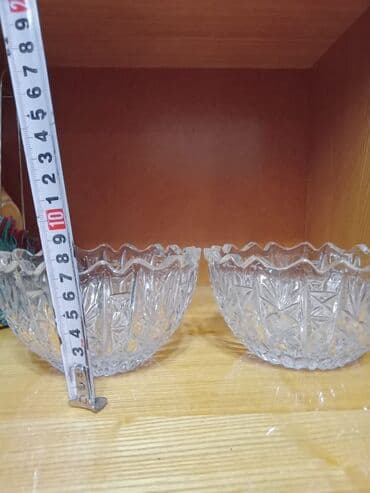 изумруд золото: Хрусталь Ваза 20 см - 1700 сом Салатники по 700 сом Пепельница - 500 — 4