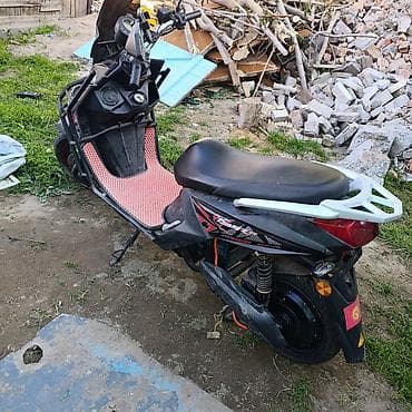 маленький мопед: Электро скутер самура. Скутер/мопед кросс-формата — 5