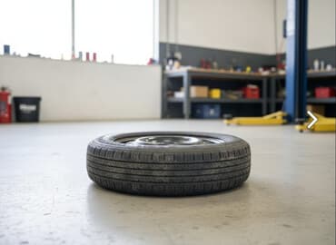 авто диски бишкек: Колеса в сборе R 17, Б/у, Запаска, Внедорожные (АТ/МТ), Железные, отверстий - 5 — 1