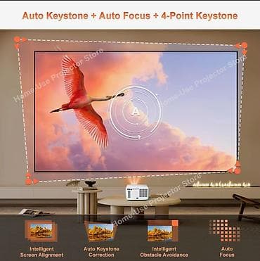 ТВ и видео: Продаю проектор Flixtone d9w ultra 3gb 128gb + ALR экран 120 дюймов на — 4