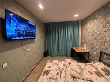 продажа квартиры в бишкек: 1 комната, Душевая кабина, Постельное белье, Кондиционер — 1