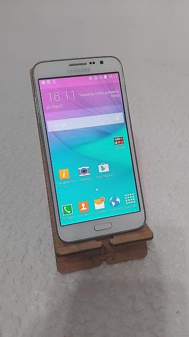 Samsung Galaxy Grand Dual Sim, Б/у, 16 ГБ, цвет - Белый, 2 SIM