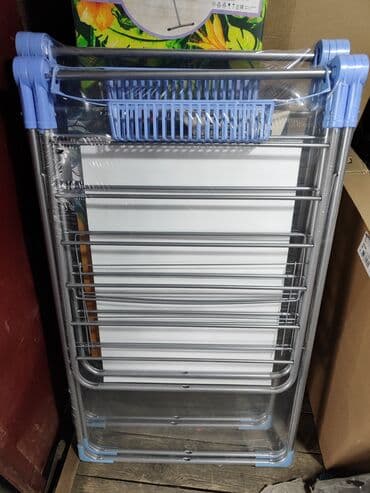 сушилка для белья ош: Сушилка, цвет - Серебристый, Новый — 4