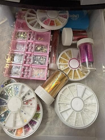 Большой набор для дизайна ногтей В подарок фрезы Состав: - Коллекция at lalafo.kg Большой набор для дизайна ногтей В подарок фрезы Состав: - Коллекция