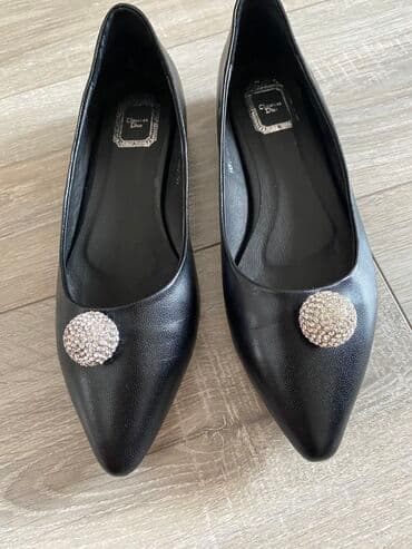 фирменная обувь из италии: Кожаная крутая,модная туфли/балетки — 4