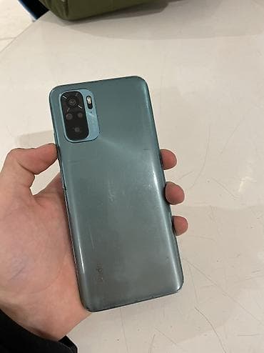 Redmi, Redmi Note 10, Б/у, 64 ГБ, цвет - Голубой, 2 SIM