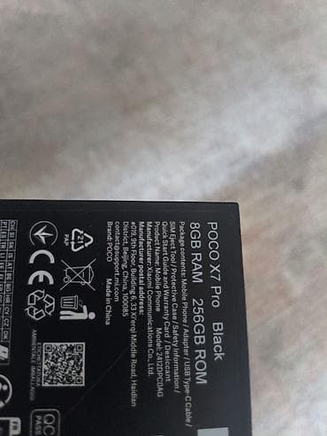 samsung tab a: Poco X7 Pro, Б/у, 256 ГБ, цвет - Черный — 2