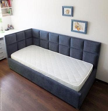 metta samurai: На заказ. Кровать в современном стиле с мягким изголовьем серого — 10