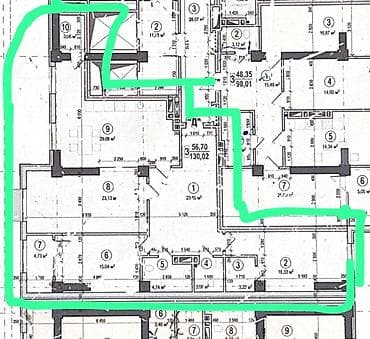 3 бөлмө, 135 м², Элитка, Даяр ПСО (өзү оңдоп түзөтүп бүтүү үчүн) — 3