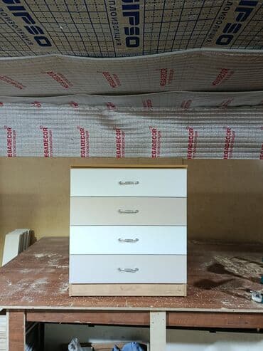 комод с пеленальным столом: Комод для одежды, Новый, Без зеркала, ЛДСП, цвет - Белый, Платная доставка — 3